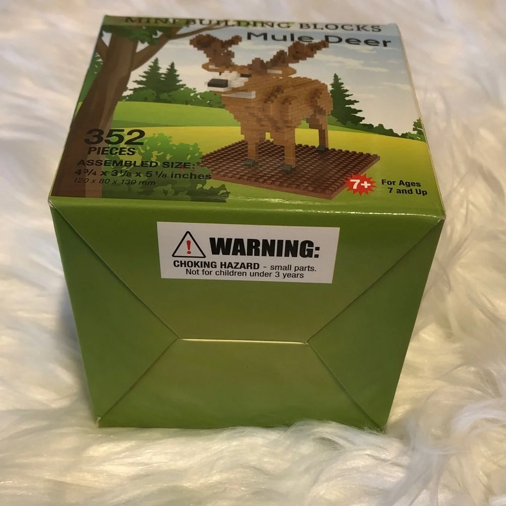 Mini Building Blocks Mule Deer 352 Pieces NIB - Picture 6 of 6